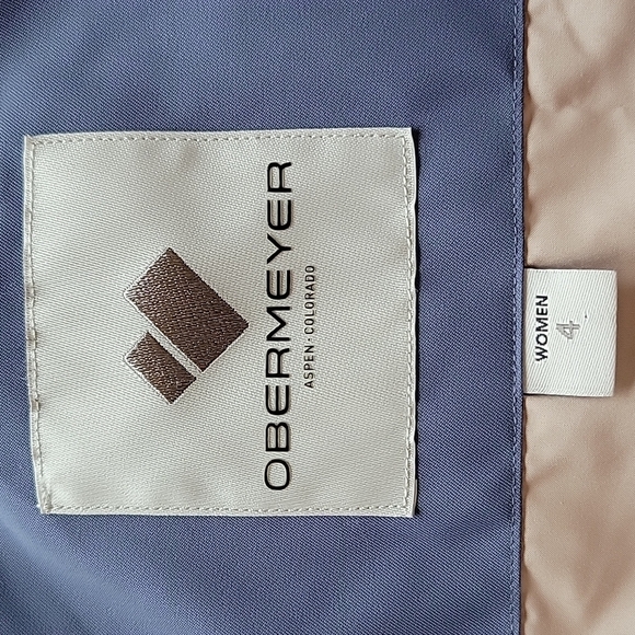 Obermeyer Hooded Winter Jacket Slate Blue Size 4 - Picture 13 of 16